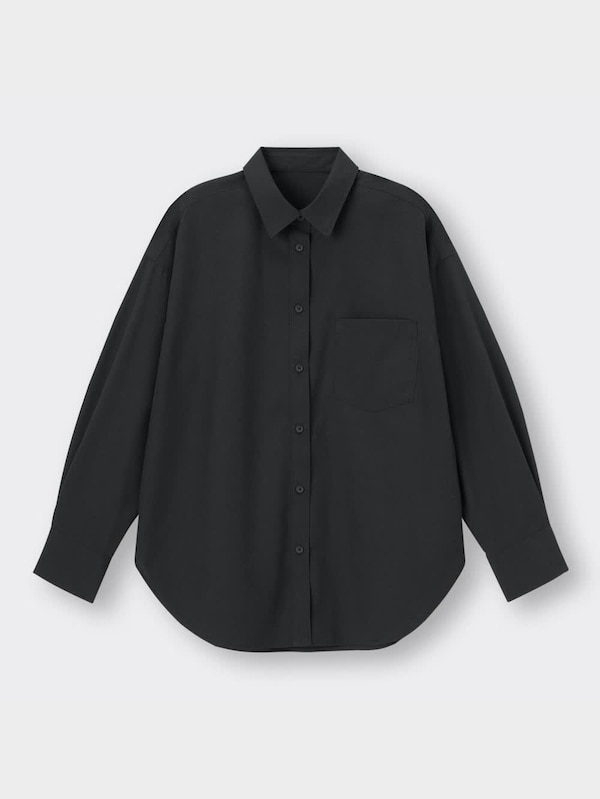 オーバーサイズシャツ(長袖)(UVカット機能付き)