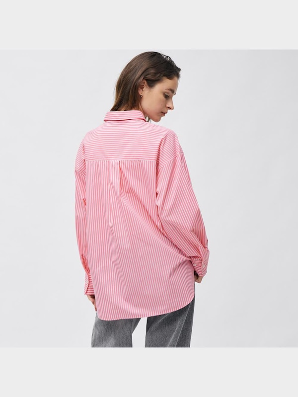 ストライプオーバーサイズシャツ(長袖)