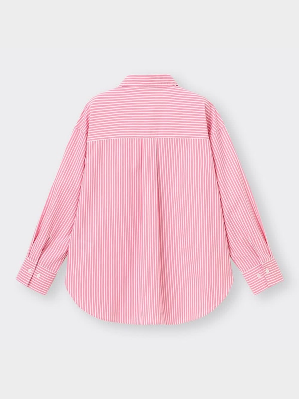 ストライプオーバーサイズシャツ(長袖)