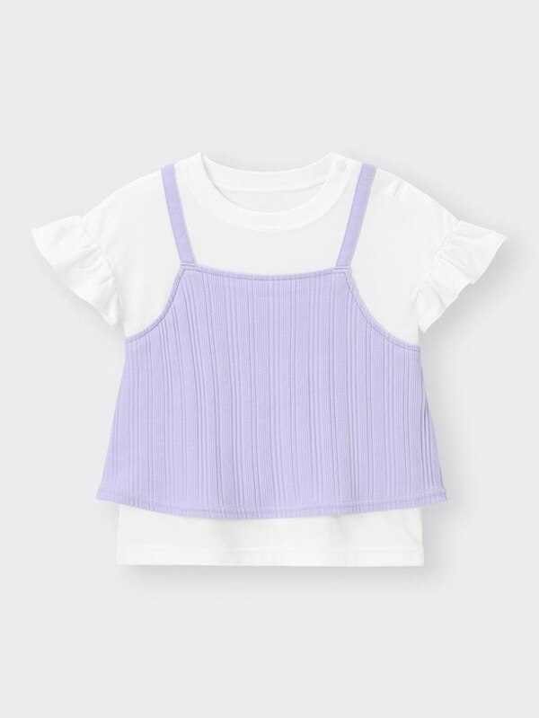 BABY(TODDLER)GIRLSキャミソールドッキングT(半袖)