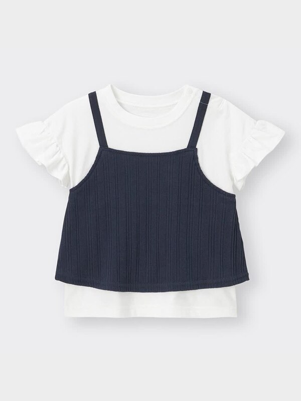 BABY(TODDLER)GIRLSキャミソールドッキングT(半袖)