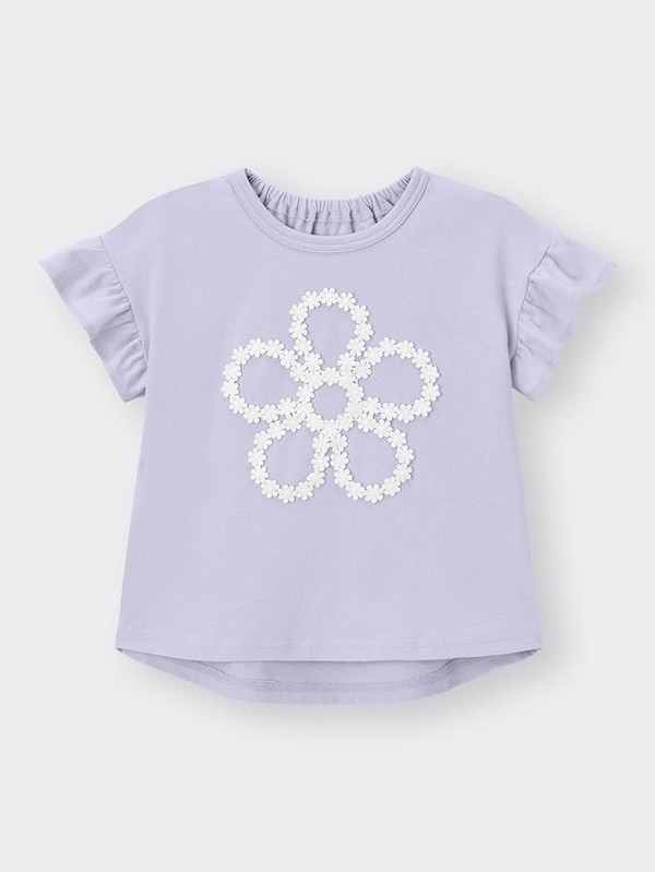 BABY(TODDLER)カンタンT(半袖)(フラワー)