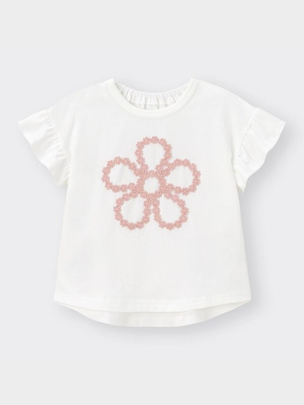 BABY(TODDLER)カンタンT(半袖)(フラワー)