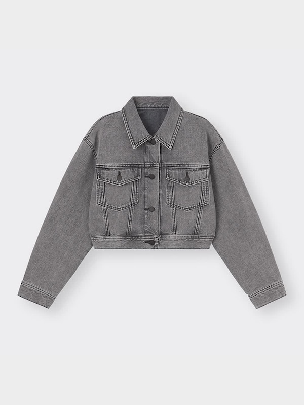 デニムクロップドジャケット