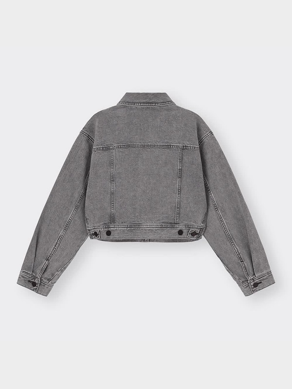 デニムクロップドジャケット