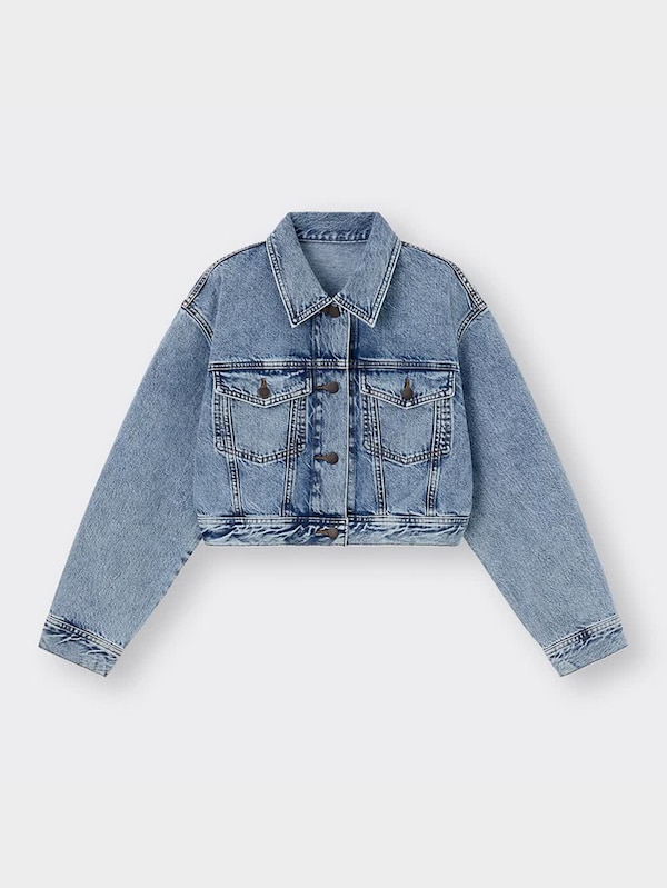 デニムクロップドジャケット