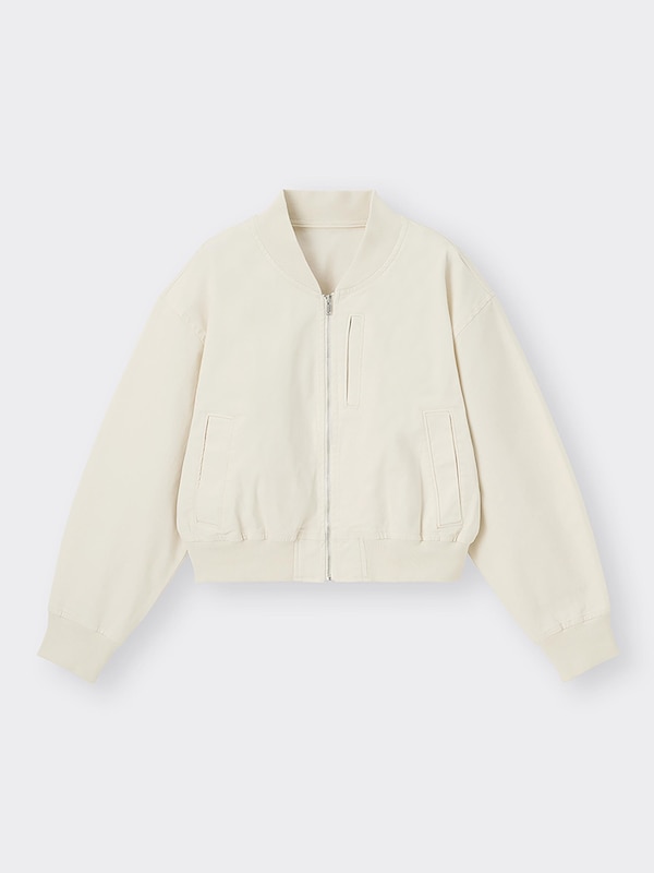 クロップドリブブルゾン+E