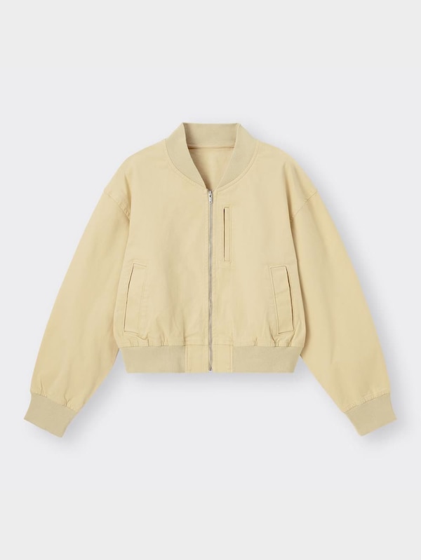 クロップドリブブルゾン+E