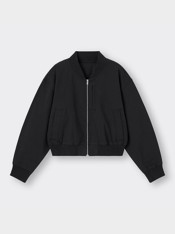 クロップドリブブルゾン+E