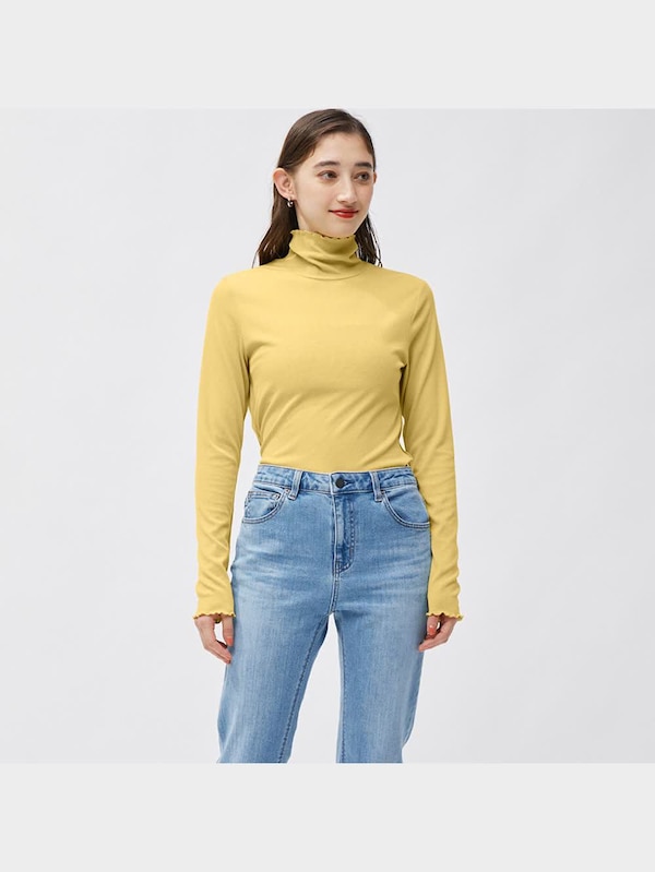 ミドルライズスリムジーンズ+E