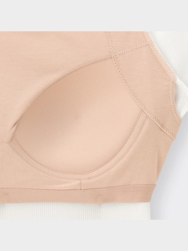 ブラフィールクロップドオフショルダーT(半袖)