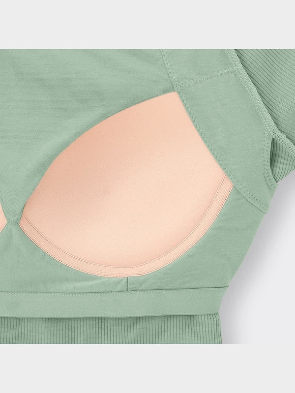 ブラフィールクロップドオフショルダーT(半袖)