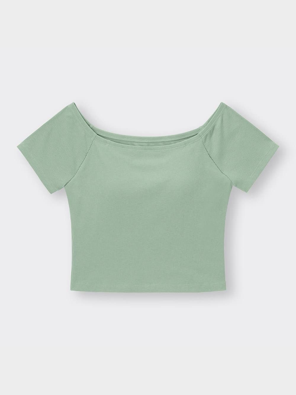 Lサイズ　カップ付きクロップドTee SUKALA】カップ付きクロップドTee(Sサイズ ペールブルー