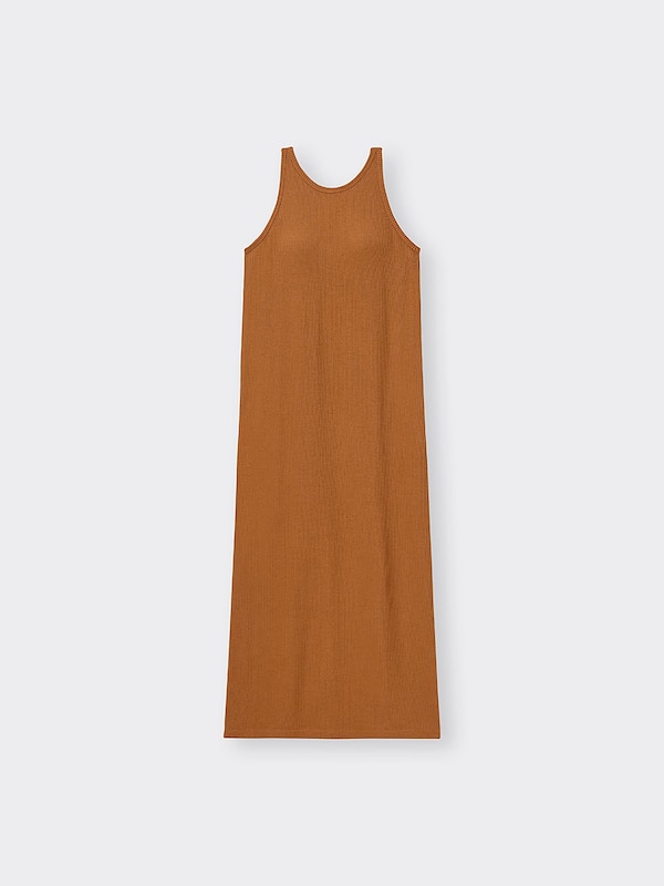 ブラフィールリブアメリカンスリーブワンピース+E