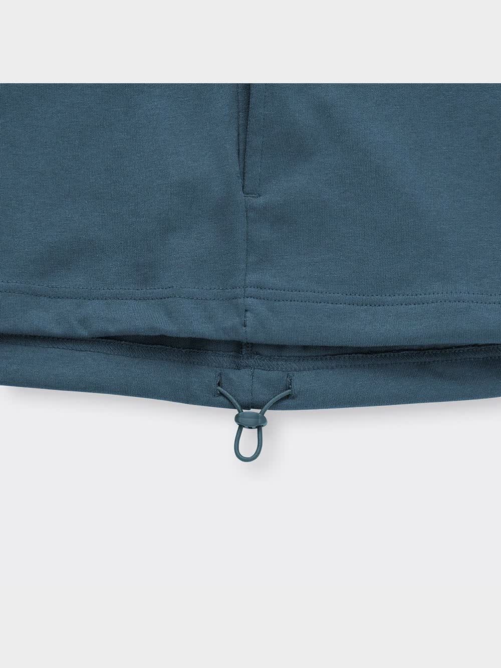 その他 gu- GU公式 | ハーフジッププルオーバー(5分袖)