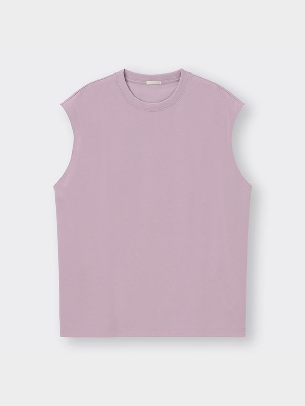 ドライポンチオーバーサイズスリーブレスT