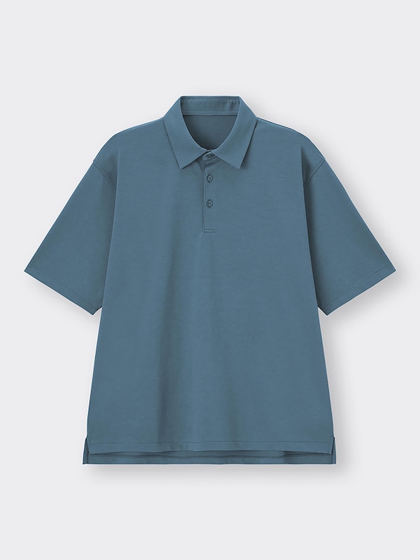 ドライポンチポロシャツ(5分袖)SW+E