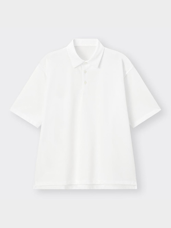 ドライポンチポロシャツ(5分袖)SW+E