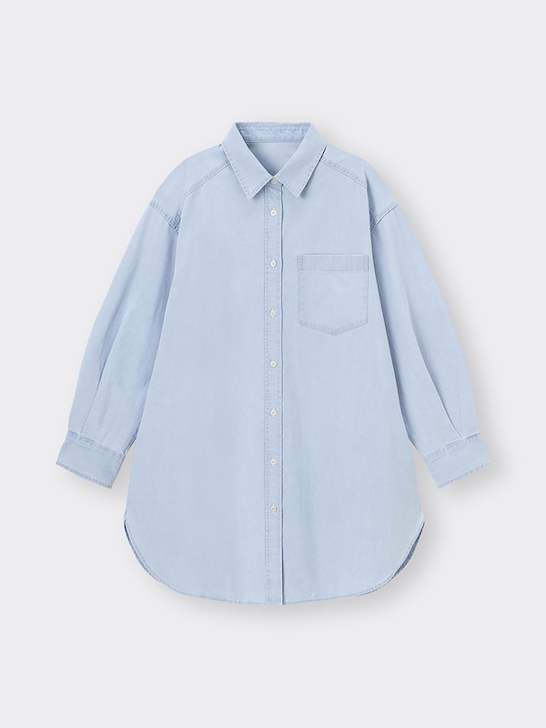デニムロングシャツ(長袖)+E