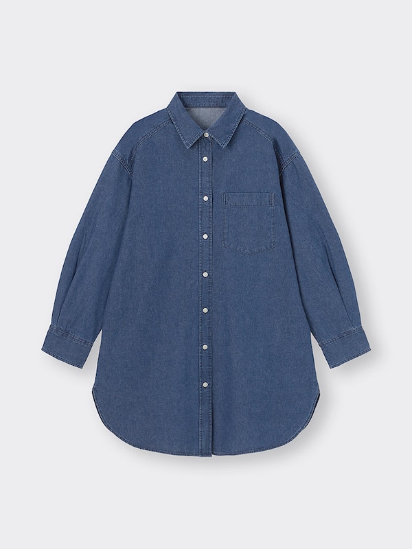 デニムロングシャツ(長袖)+E