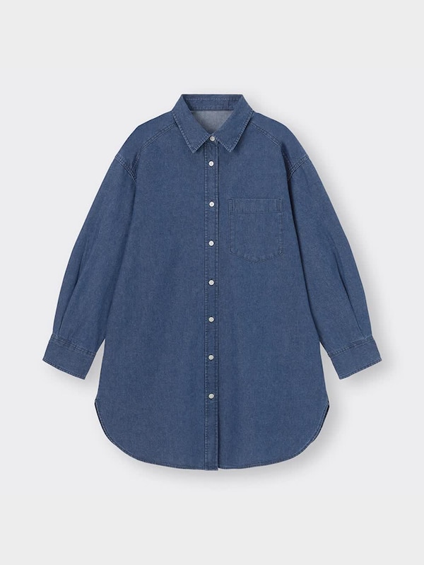 デニムロングシャツ(長袖)+E