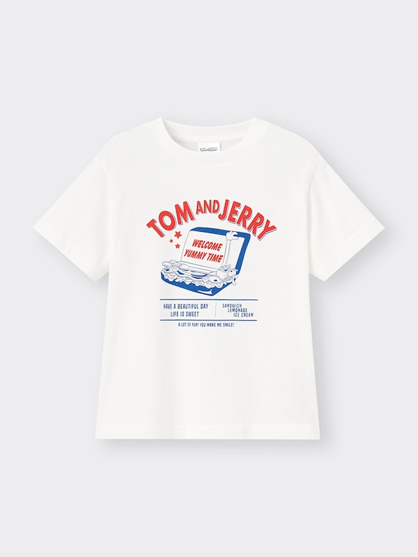 KIDS(男女兼用)グラフィックT(半袖) TOM and JERRY 1