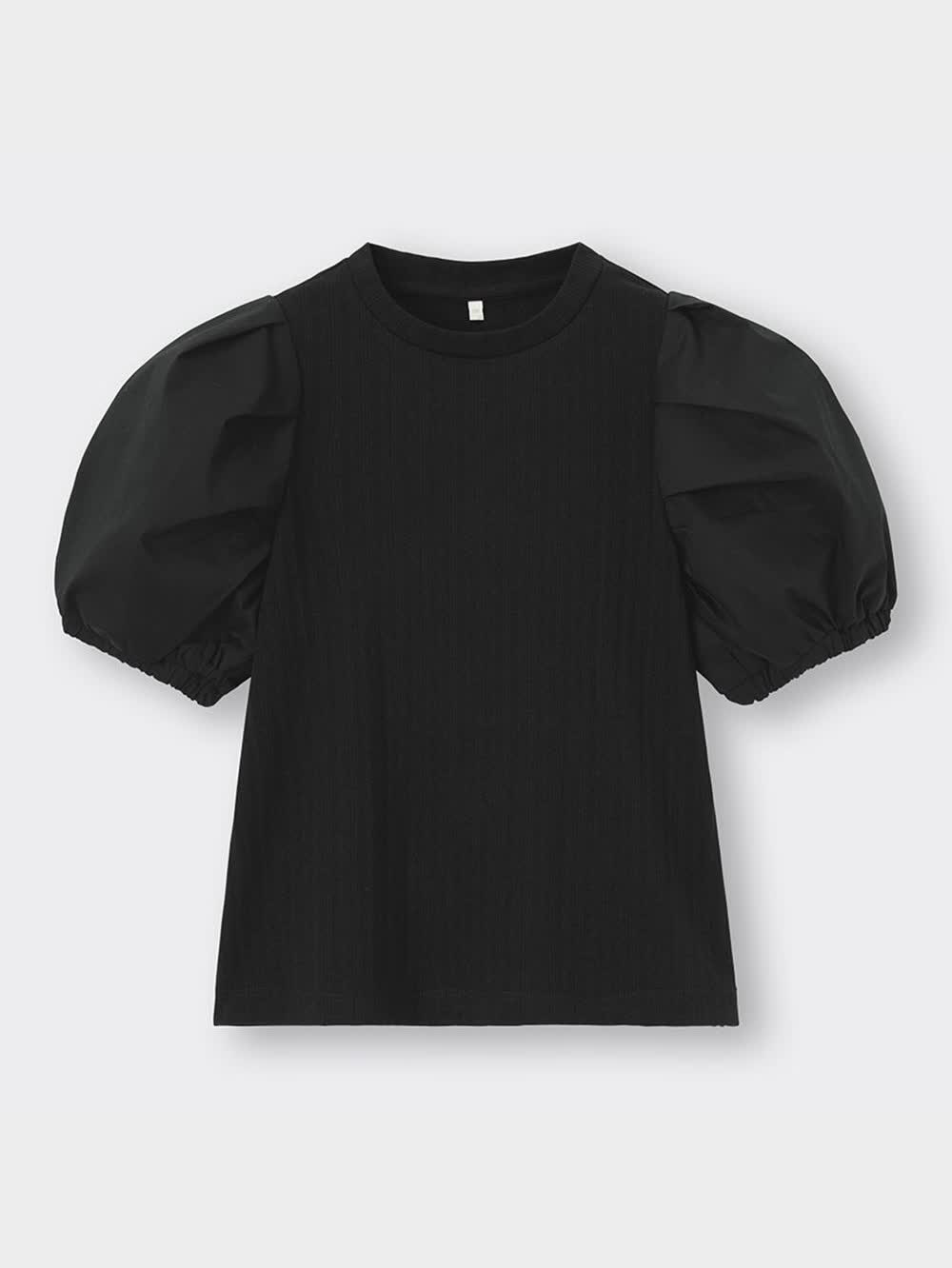 はな　8月25〜28日発送お休みです。ページです。 GU公式 | GIRLSボリュームスリーブT(5分袖)