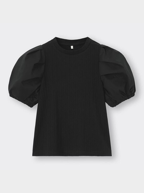 GIRLSボリュームスリーブT(5分袖)