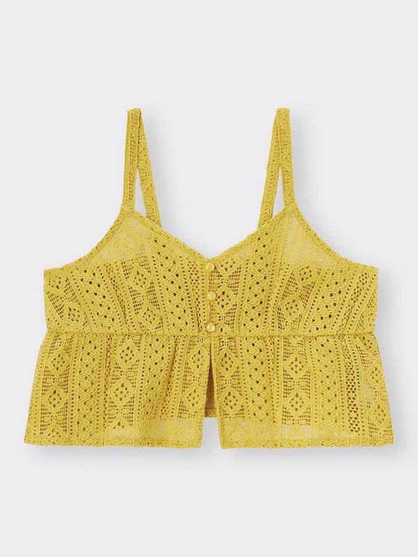 GIRLSレースキャミソールセットT(半袖)