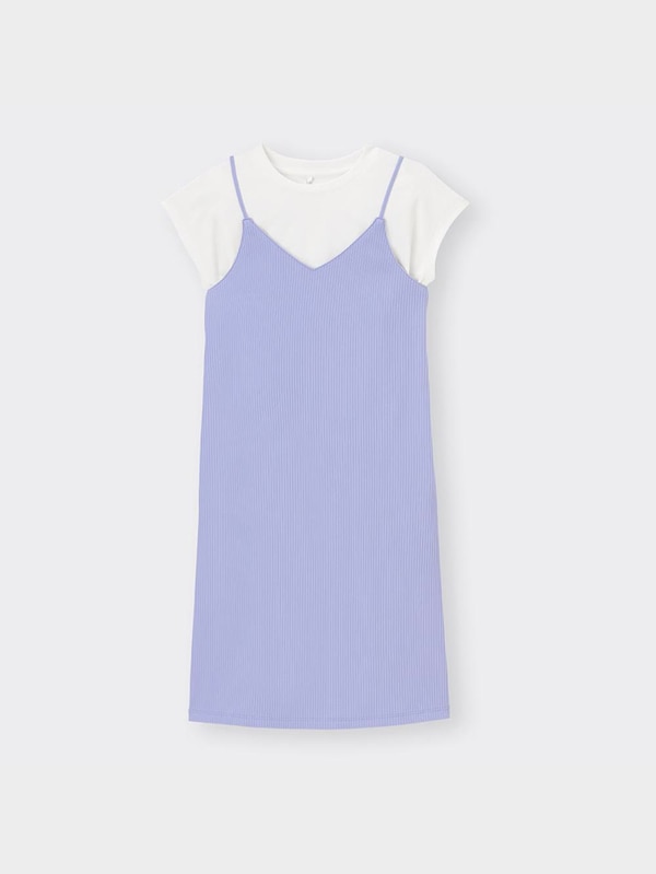 GIRLS2WAYリブキャミソールワンピース(半袖)