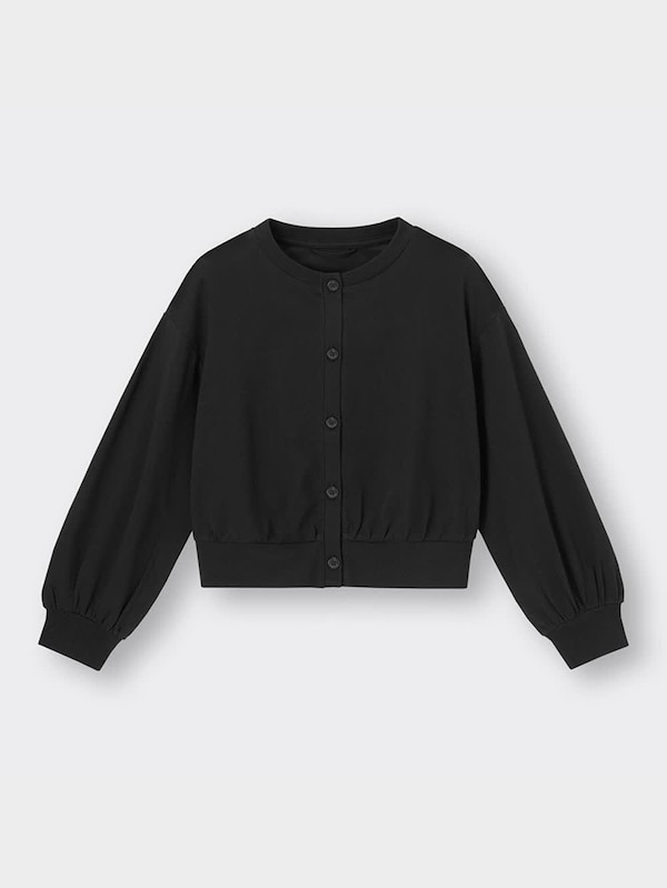 GIRLS UVカットボリュームスリーブカーディガン(長袖)