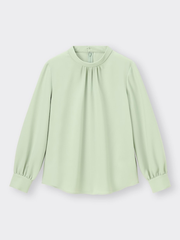 スタンドカラーブラウス(長袖)Z