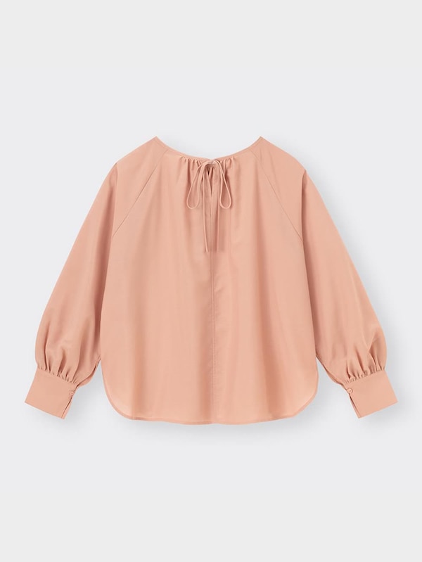 オープンショルダーブラウス(長袖)Z+E