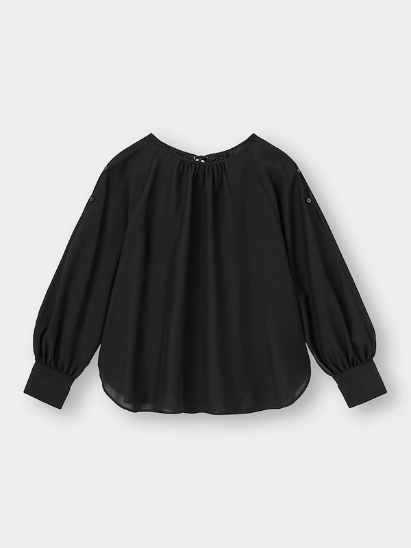 オープンショルダーブラウス(長袖)Z+E