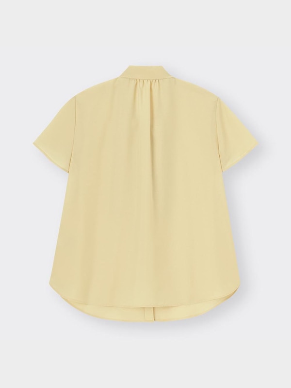 シアーボウタイブラウス(半袖)Z+E