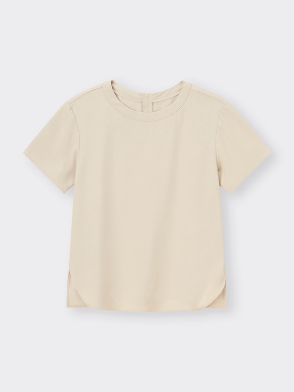 バックジップTブラウス(半袖)Z(セットアップ可能)