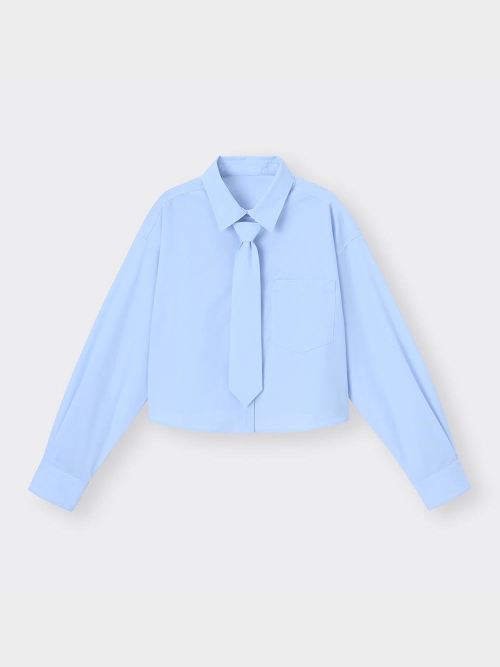 YSページ GU公式 | ネクタイ付きショートシャツ(長袖)Q