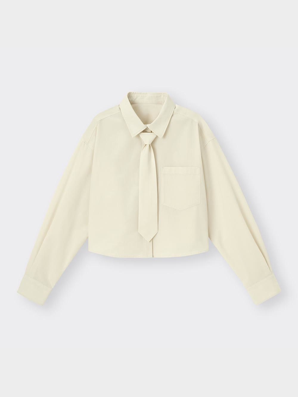 YSページ GU公式 | ネクタイ付きショートシャツ(長袖)Q