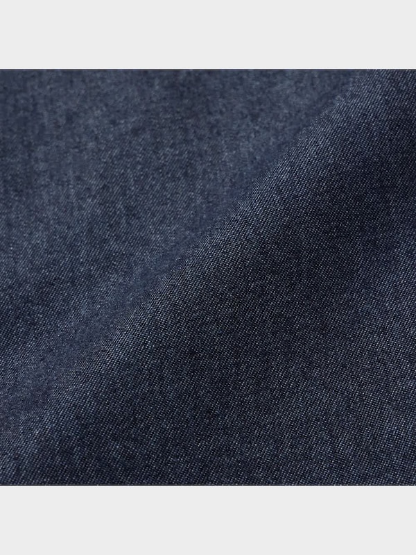 ライトデニムダブルポケットシャツ(半袖)Q