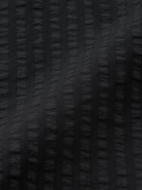 テクスチャーランタンスリーブブラウス(5分袖)Q