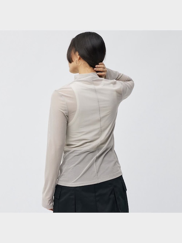 シアーハイネックT(長袖)