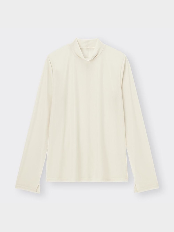 シアーハイネックT(長袖)