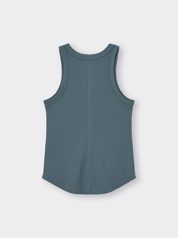 リブタンクトップ