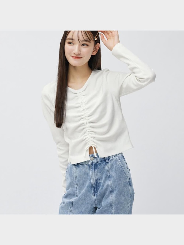 GIRLSフロントラインフレアジーンズJR