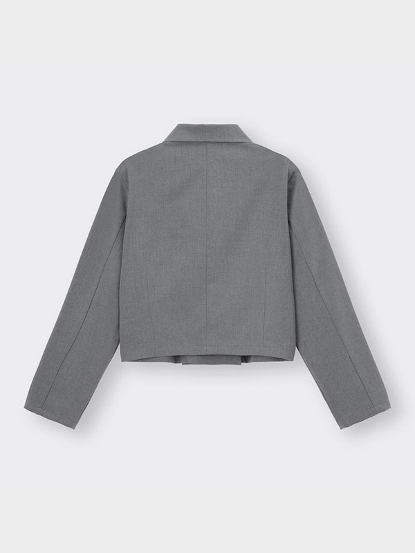 GIRLSクロップドジャケット(長袖)JR(セットアップ可能)