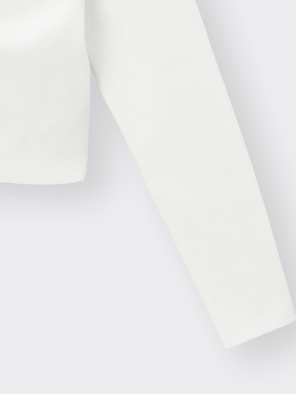 GIRLSクロップドシャーリングT(長袖)JR