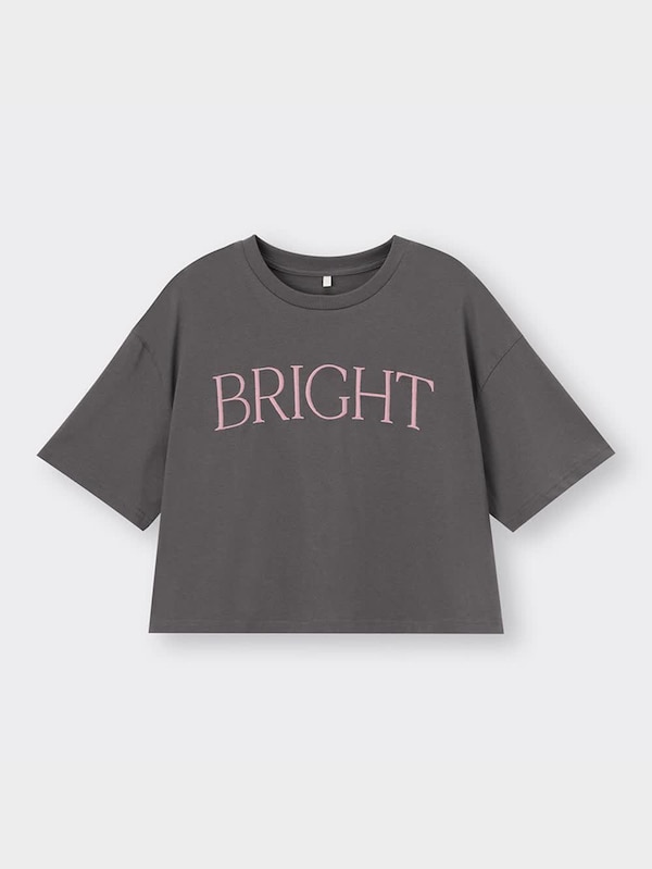 GIRLSクロップドT(半袖)(ロゴ)JR