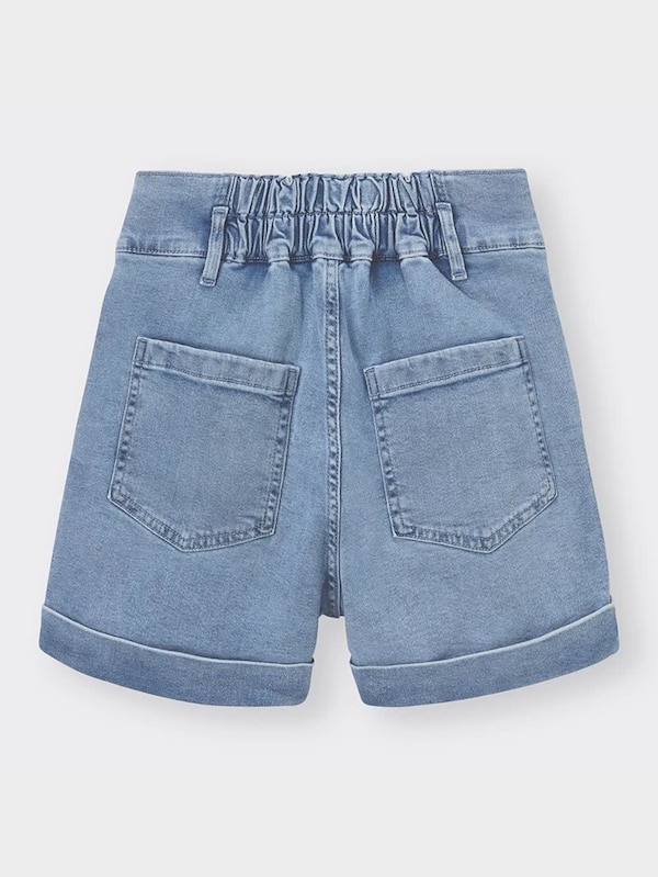 GIRLSストレッチデニムハイウエストショートパンツJR