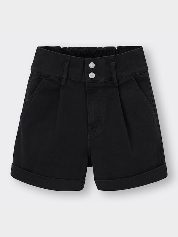 GIRLSストレッチデニムハイウエストショートパンツJR