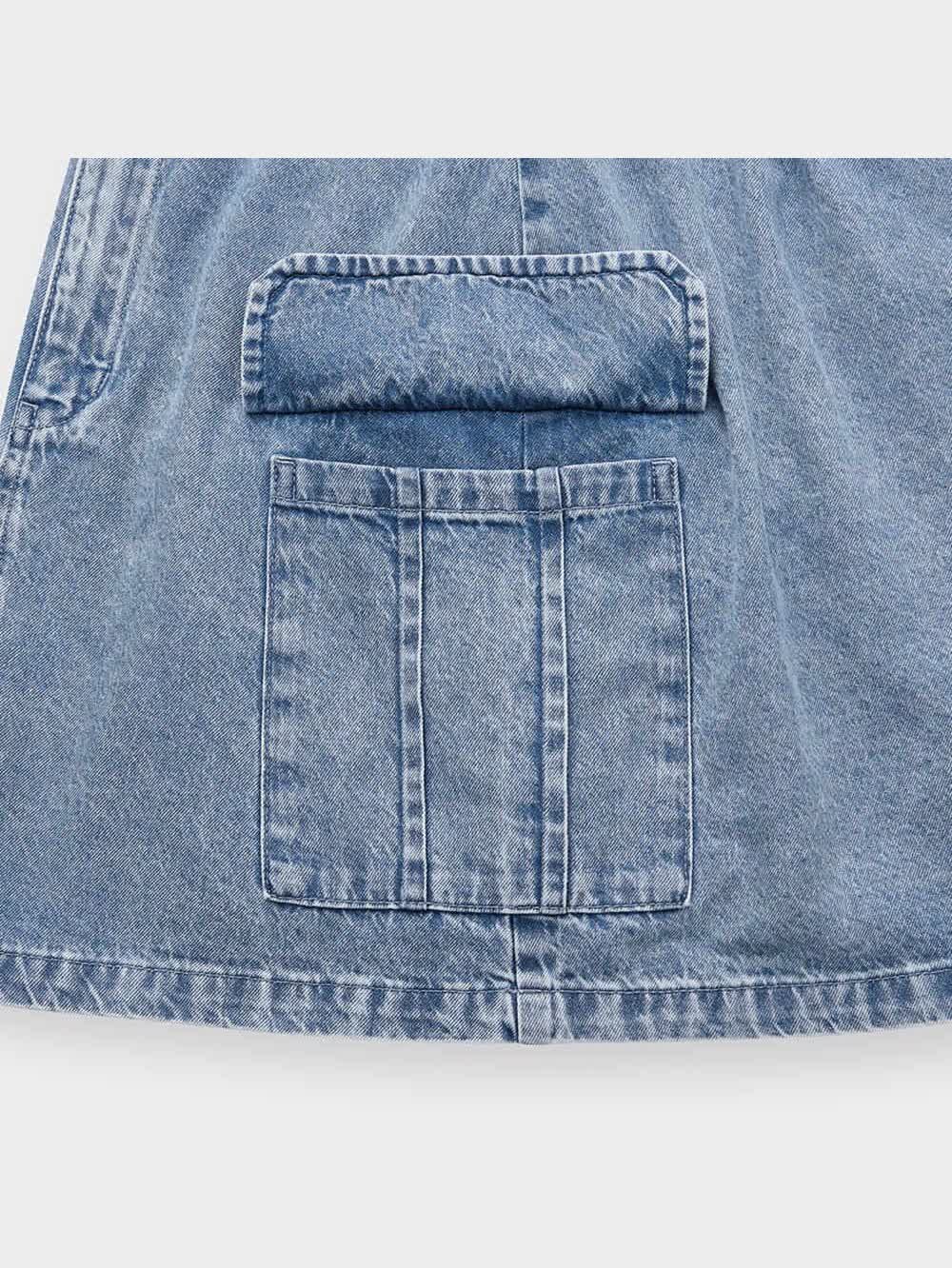 GU公式 | GIRLSカーゴミニスカートパンツJR